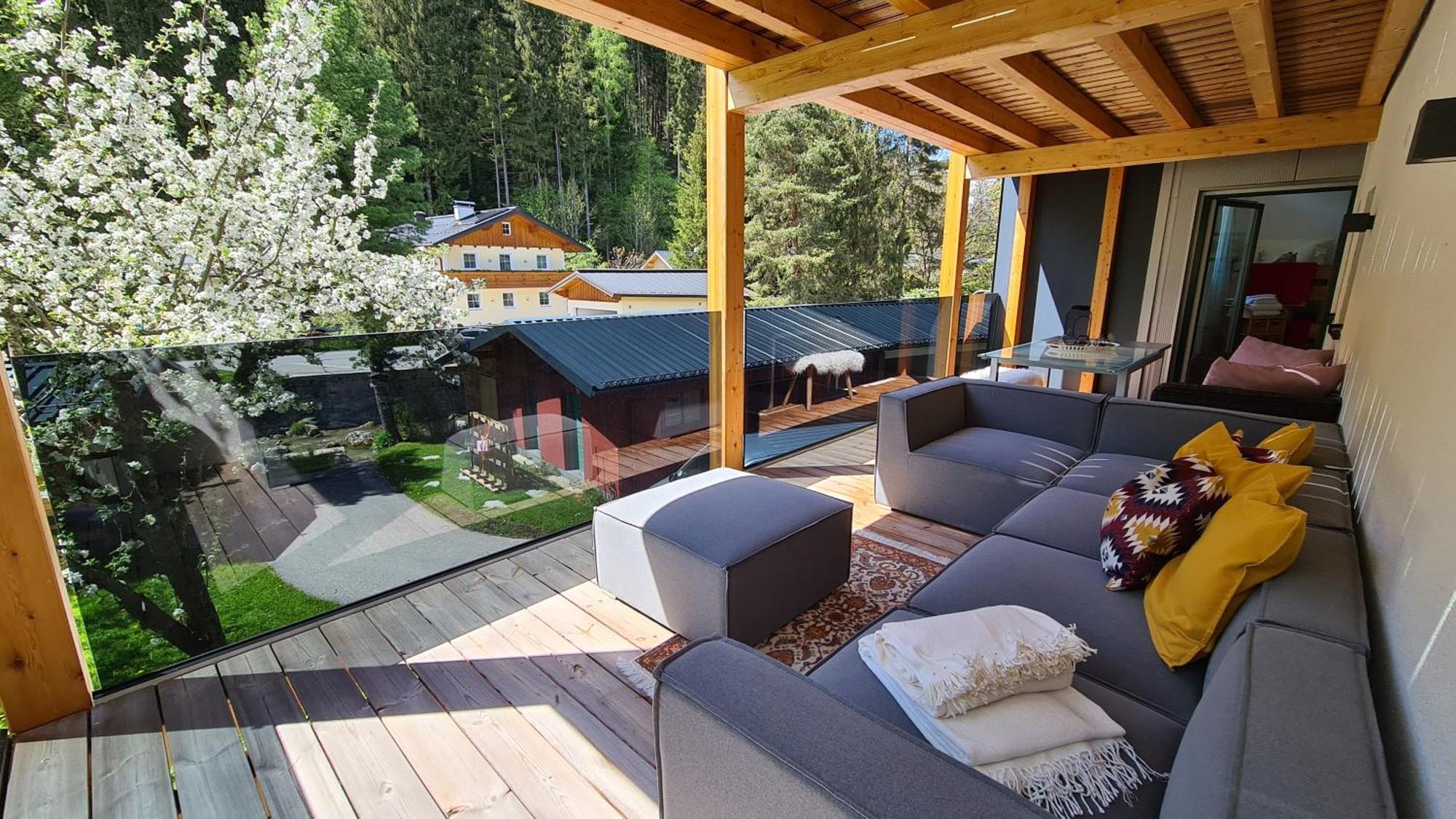 Jagd Trifft Moderne & Boutique Jardin Ferienhaus Annaberg im Lammertal Exterior foto